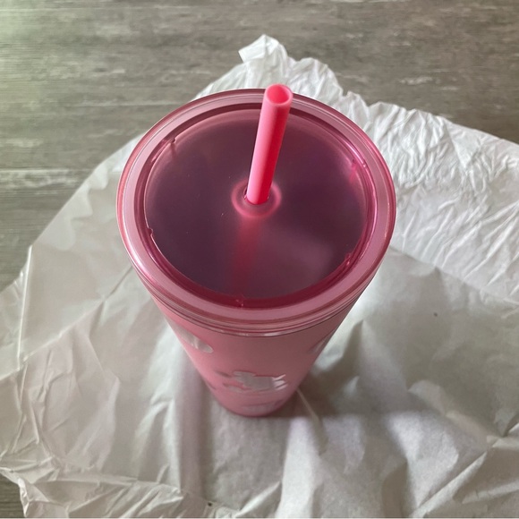 NWT Disney World Starbucks Tumbler in Piglet Pink (iridescent polkadots) - Picture 7 of 9